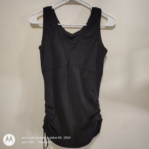 Lucy Black Sleeveless Blouse